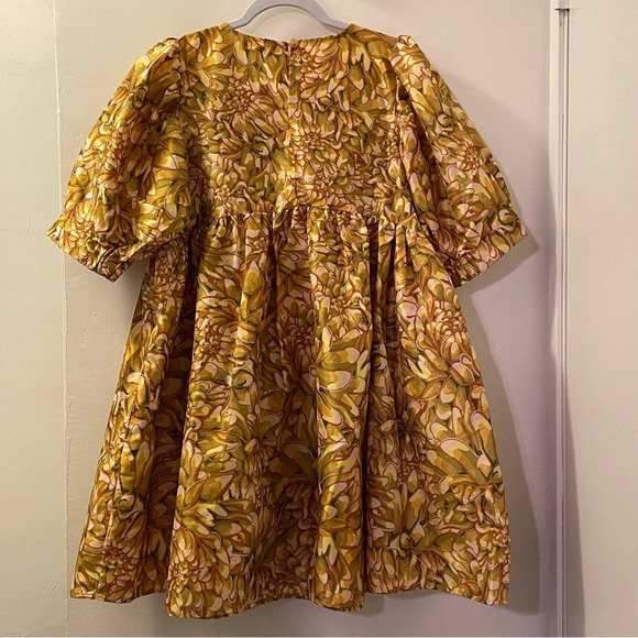 KIKA VARGAS for TARGET NWOT Mum Floral Puff Sleeve Mini Dress - Picture 7 of 10